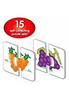 Learning Journey International My First Match It - Things I Eat - 15 Self-Correcting Food Themed Image Matching Puzzles