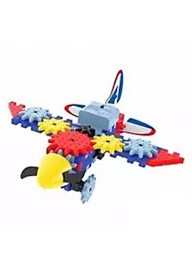 Learning Journey International Techno Gears – Aero Trax Plane 2.0 – 50+ Pieces – Kid Toys & Gifts for Boys & Girls Ages 6 Years and Up – STEM