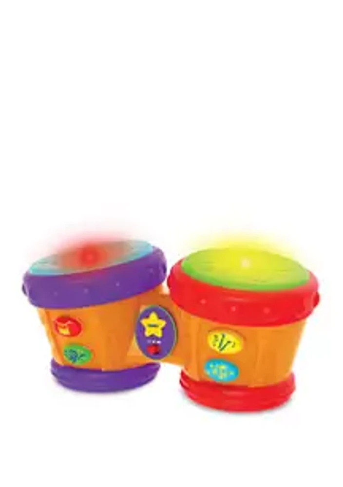 Learning Journey International Early Learning – Little Baby Bongo Drums – Electronic Musical Toddler Toys & Gifts for Boys & Girls Ages 12 Months & Up – Award Winning Musical Learning Toy