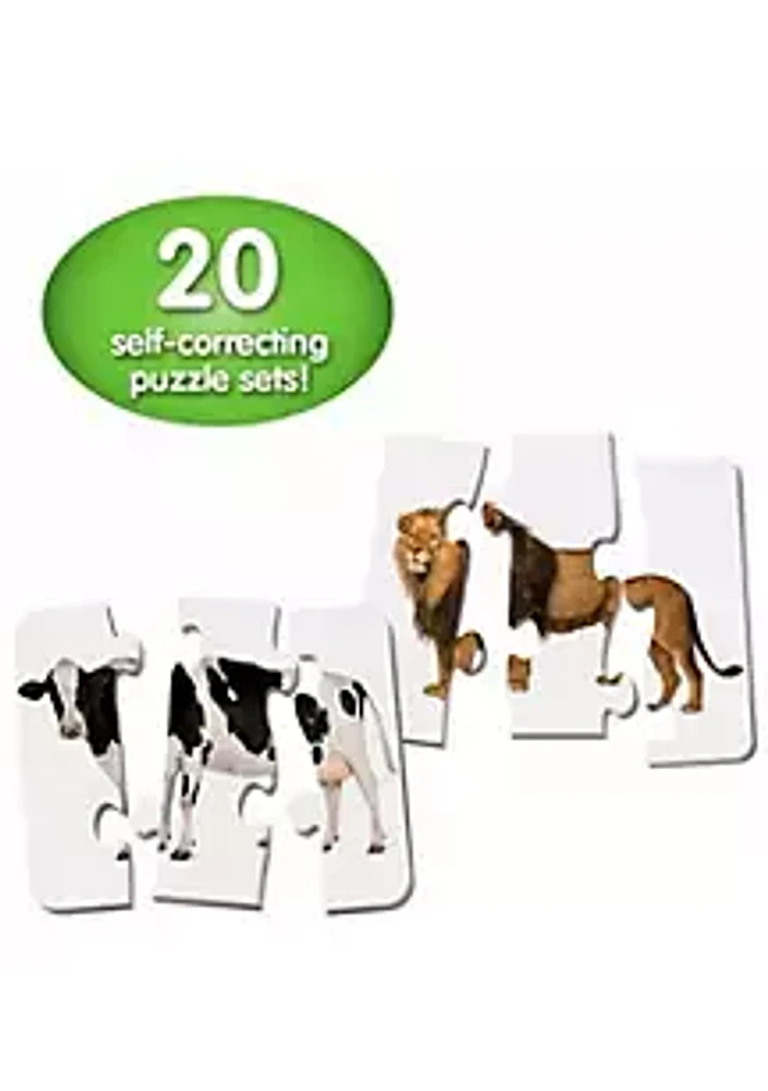 Learning Journey International Match It! - Head to Tail - Self-Correcting Matching Puzzle. Ages 3 Years and Up