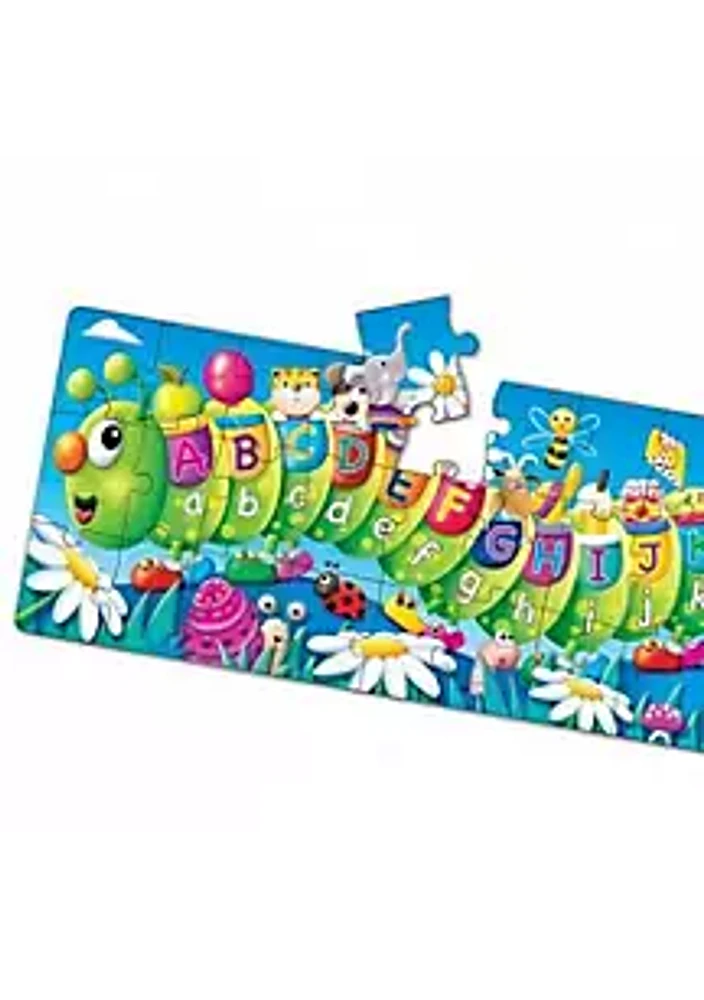 Learning Journey International Long and Tall Puzzles- ABC Caterpillar -  51 Piece, 5-foot-long Preschool STEM Puzzle – Educational Gifts for Boys & Girls Ages 3 and Up