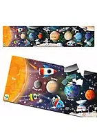 Learning Journey International Long and Tall Puzzles- Solar System -  51 Piece, 5-foot-long Preschool STEM Puzzle – Educational Gifts for Boys & Girls Ages 3 and Up