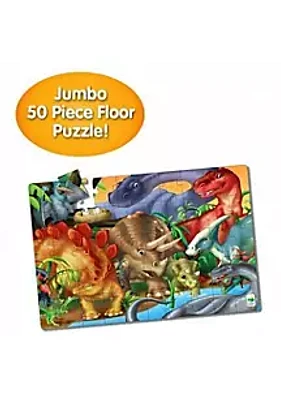 Learning Journey International Jumbo Floor Puzzles - Dinosaurs - Extra Large Puzzle Measures 3 ft by 2 ft - Preschool Toys & Gifts for Boys & Girls Ages 3 and Up
