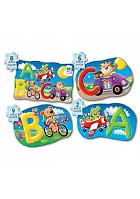 Learning Journey International My First 4-In-A-Box Puzzle – ABC – Educational Toddler Toys & Gifts for Boys & Girls Ages 2 and Up – Award Winning Puzzle
