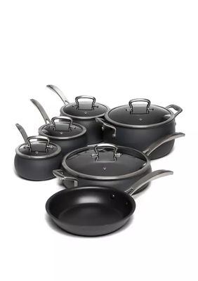 11 Piece Belly Shaped Non Stick Cookware Set