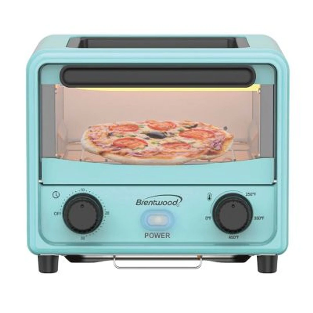 500-Watt Stainless Steel Mini Toaster Oven