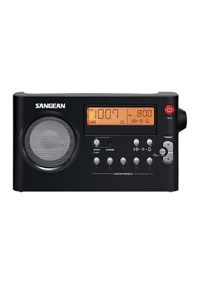 AM/FM Digital Rechargeable Compact Portable Clock Radio