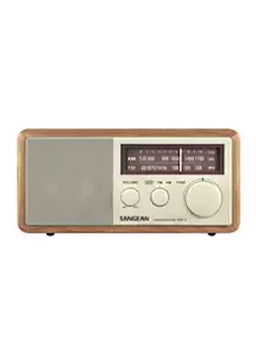 Sangean Wood Cabinet AM/FM Tabletop Radio