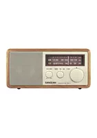 Sangean Wood Cabinet AM/FM Tabletop Radio