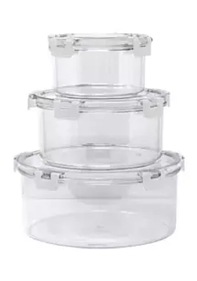 Heritage Airtight Round Food Container - Set of 3
