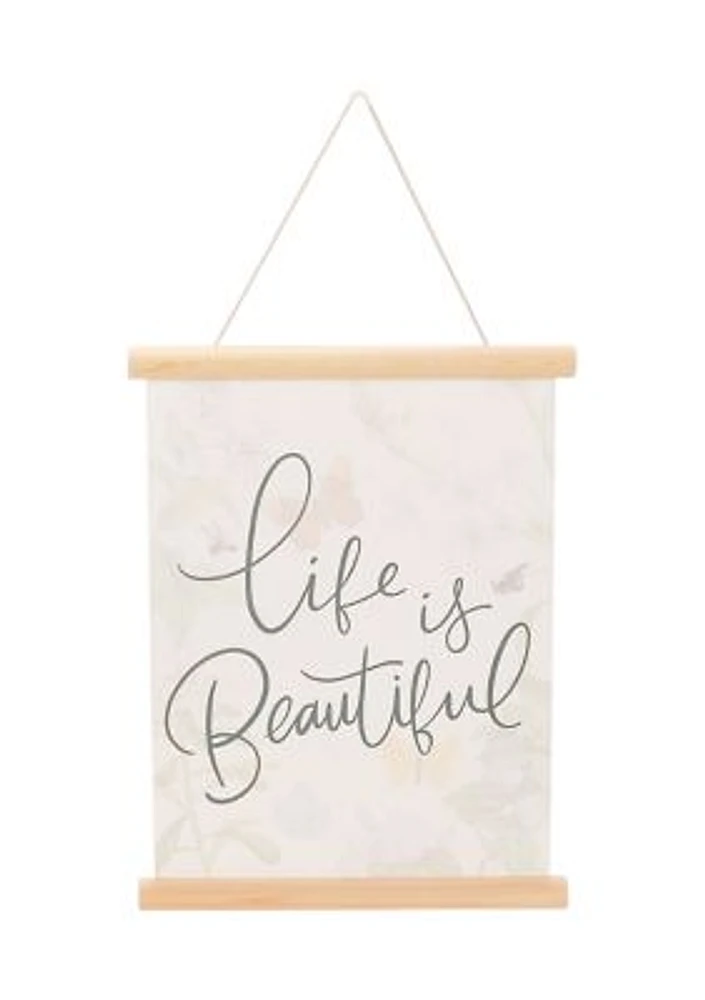 Life Is Beautiful Wall Tapestry