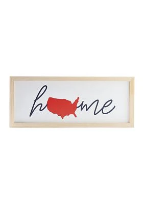 Red White and Blue Home Wall Art