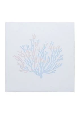 Textured Coral Wall Art 