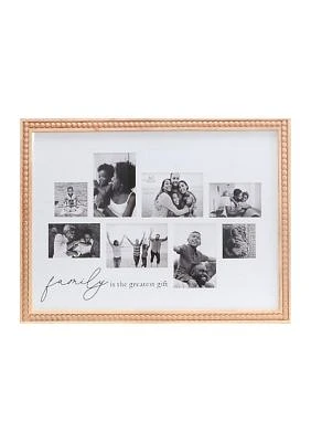 Family is the Greatest Gift Beaded Collage Photo Frame