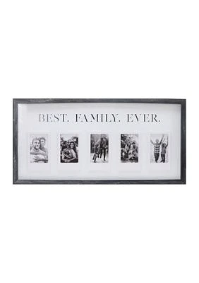 Best Family Ever Collage Picture Frame