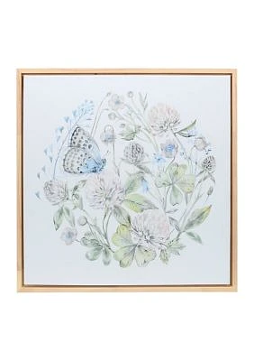 Butterfly Floral Wall Art