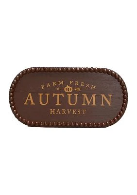 Autumn Oval Wall Art