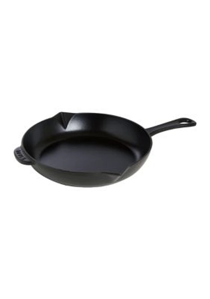 Cast Iron 10" Fry Pan, Matte Black