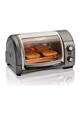 Hamilton Beach® 4 Slice Easy Reach Toaster Oven with Roll Top Door