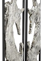 Contemporary Magnesium Oxide Wall Decor - Set of 2