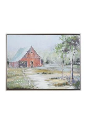 Modern Farmhouse Canvas Framed Wall Art