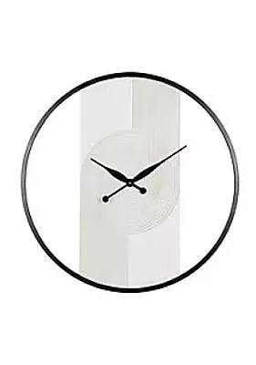 The Novogratz Modern Wood Wall Clock