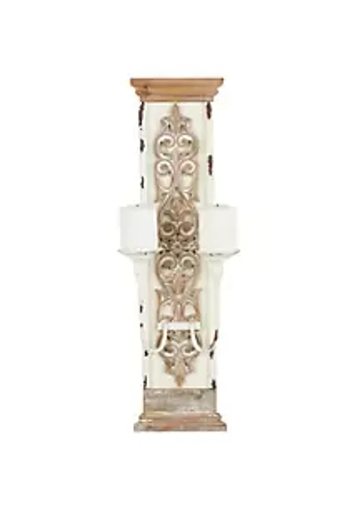 Monroe Lane Traditional Wood Wall Sconce