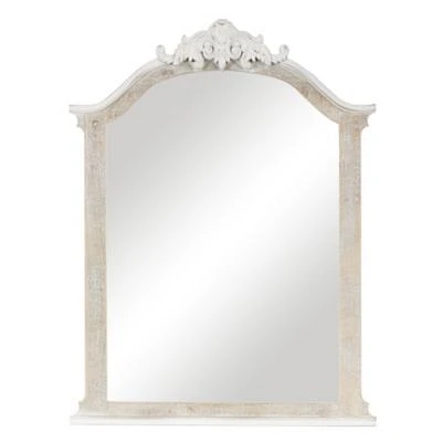 French Country Wooden Wall Mirror