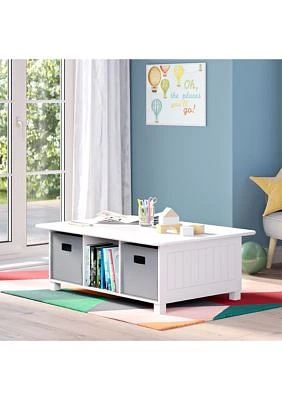 Kids 6 Cubby Storage Activity Table