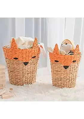 Baum Set of 2 fox bins