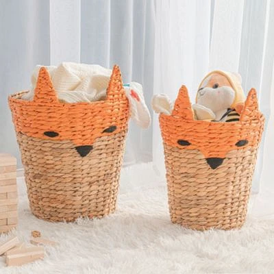 Set of 2 fox bins