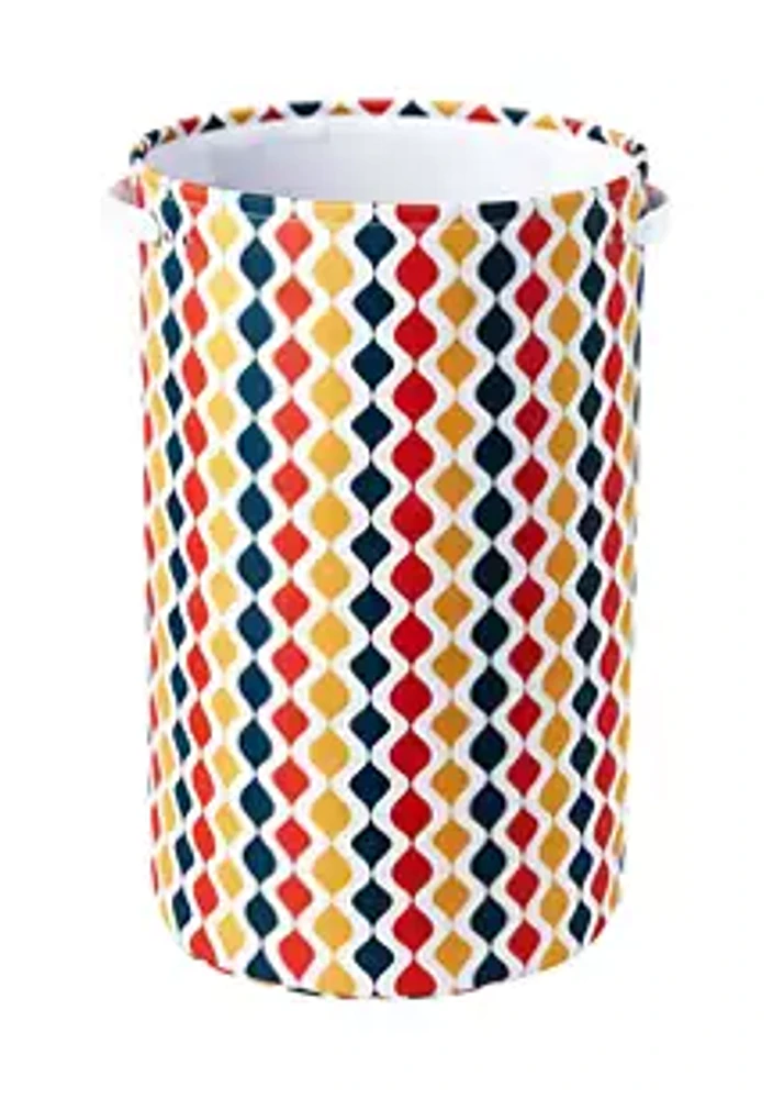 Baum Retro Stripe Hamper