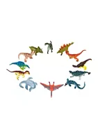 Recur 12 Piece Assorted Prehistoric Animal Playset