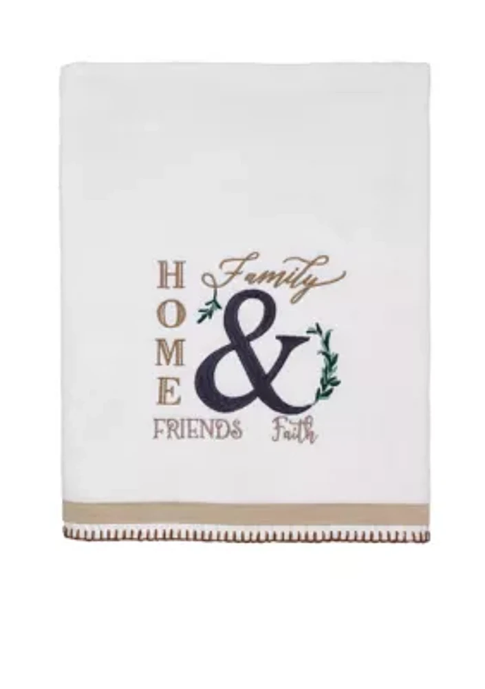 Modern Farmhouse Bath Towel