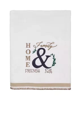 Modern Farmhouse Bath Towel