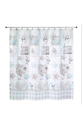 Farmhouse Shell Shower Curtain