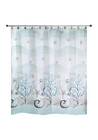 Coastal Terrazzo Shower Curtain