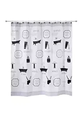 Avanti Bath Icons Shower Curtain