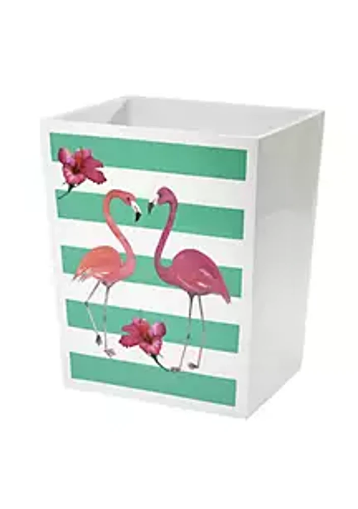 Avanti Flamingo Paradise Wastebasket