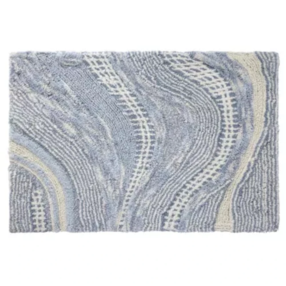 Waves Bath Rug