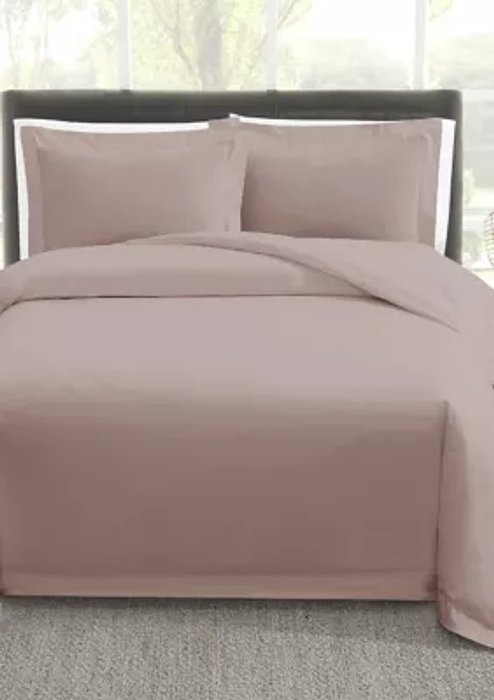 400 Percale Duvet Set