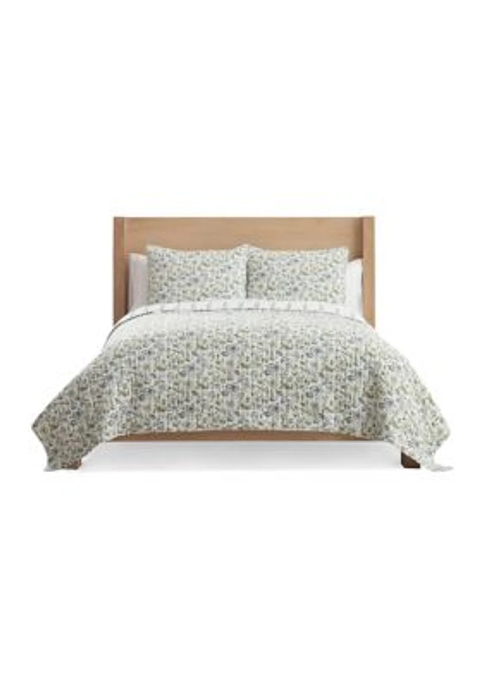 Lindsey Floral Quilt Set