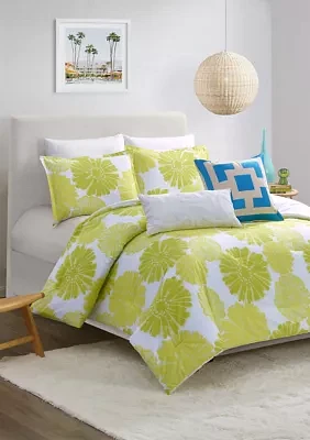 Big Floral Comforter Set