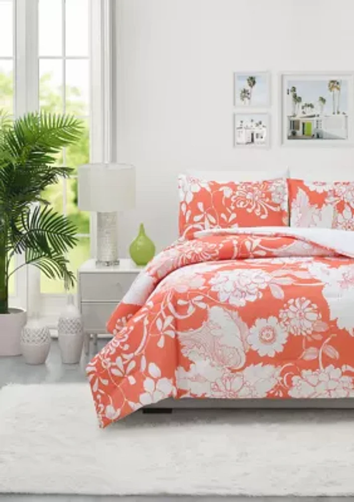 Furusato Floral Comforter Set