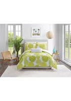 Big Floral Comforter Set