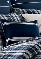 Nautica Grand Isle Navy Decorative Pillow 12-in. x 16-in.