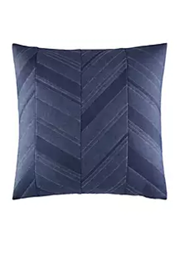 Nautica Cunningham Pieced Chevron Decorative Pillow