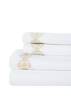 Embroidered Sheet Set