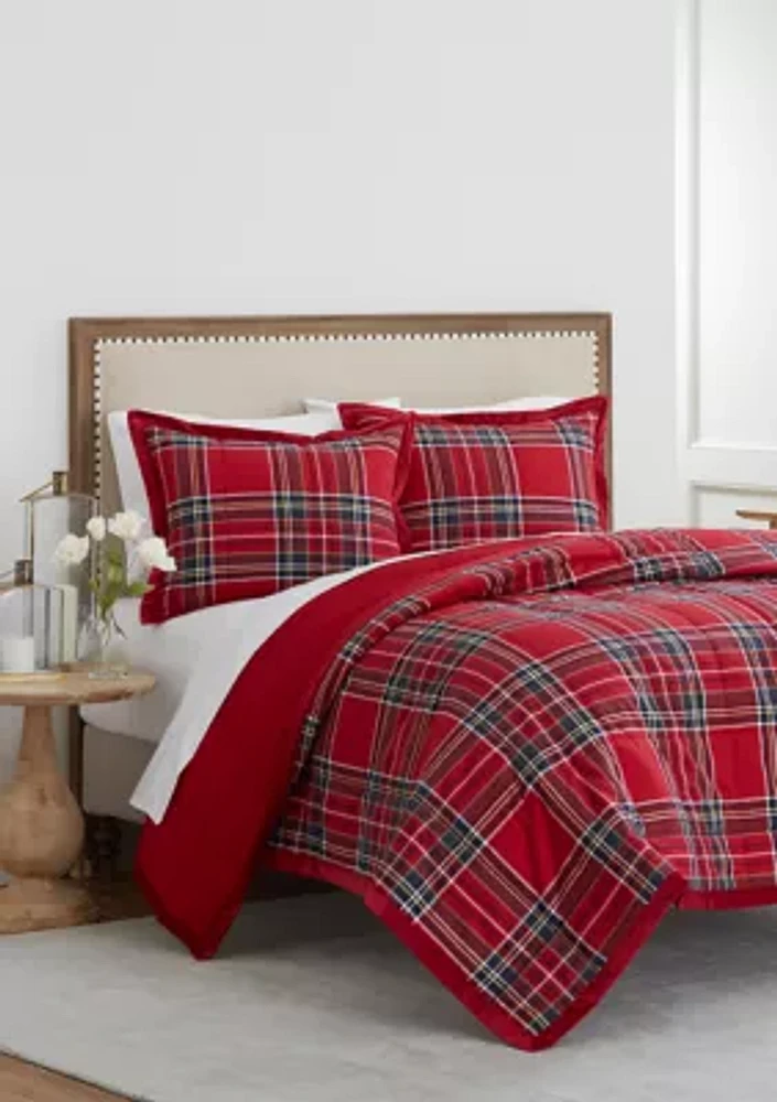 Holiday Plaid Quilt Set