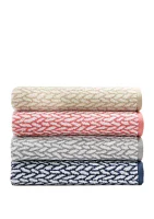 Sanders Antimicrobial Basket Weave Bath Towel Collection